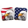 Premium high quality cornhole toss bags with eagle flag