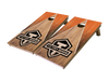 rustic barnwood triable titan cornhole boards