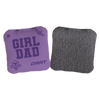purple girl dad acl stamp titan cornhole bags