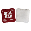 red girl dad acl stamp titan cornhole bags