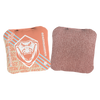acl stamped professional titan cornhole bags with an alligator design undertaker 2.0 peach red