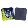 acl stamped professional titan cornhole bags with a jekyll & hyde design jekyll & slyde navy green