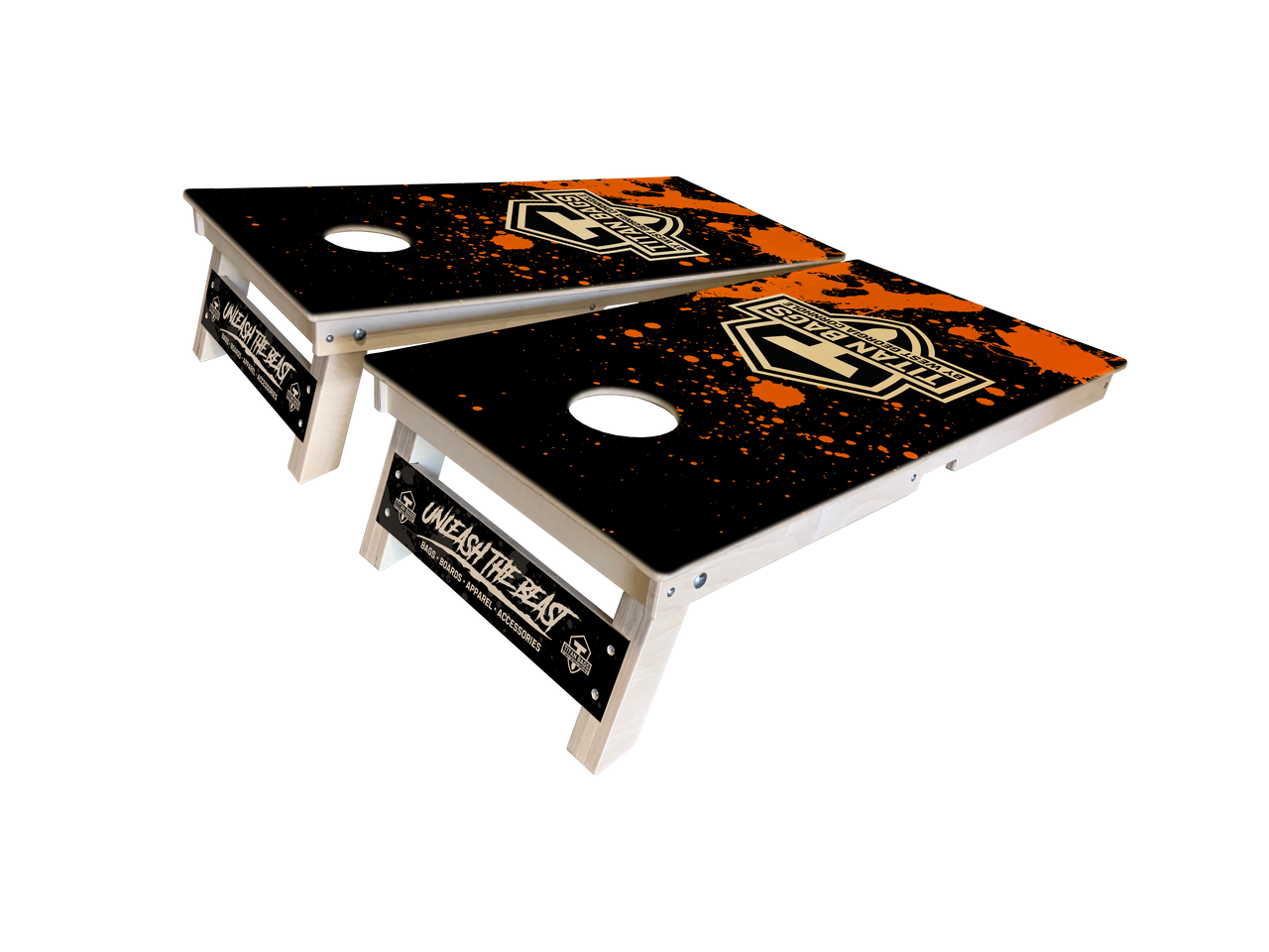 Titan Black Splatter - Cornhole Boards Titan Black Splatter - Cornhole Boards