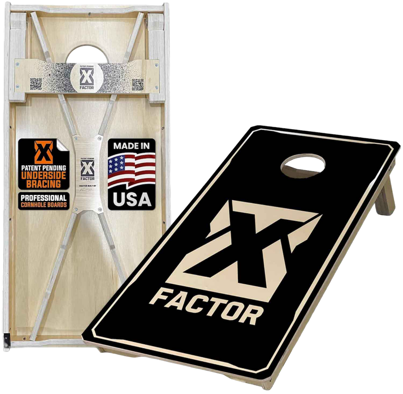 ACL ELITE - X Factor Cornhole Boards: BLACKOUT EDITION