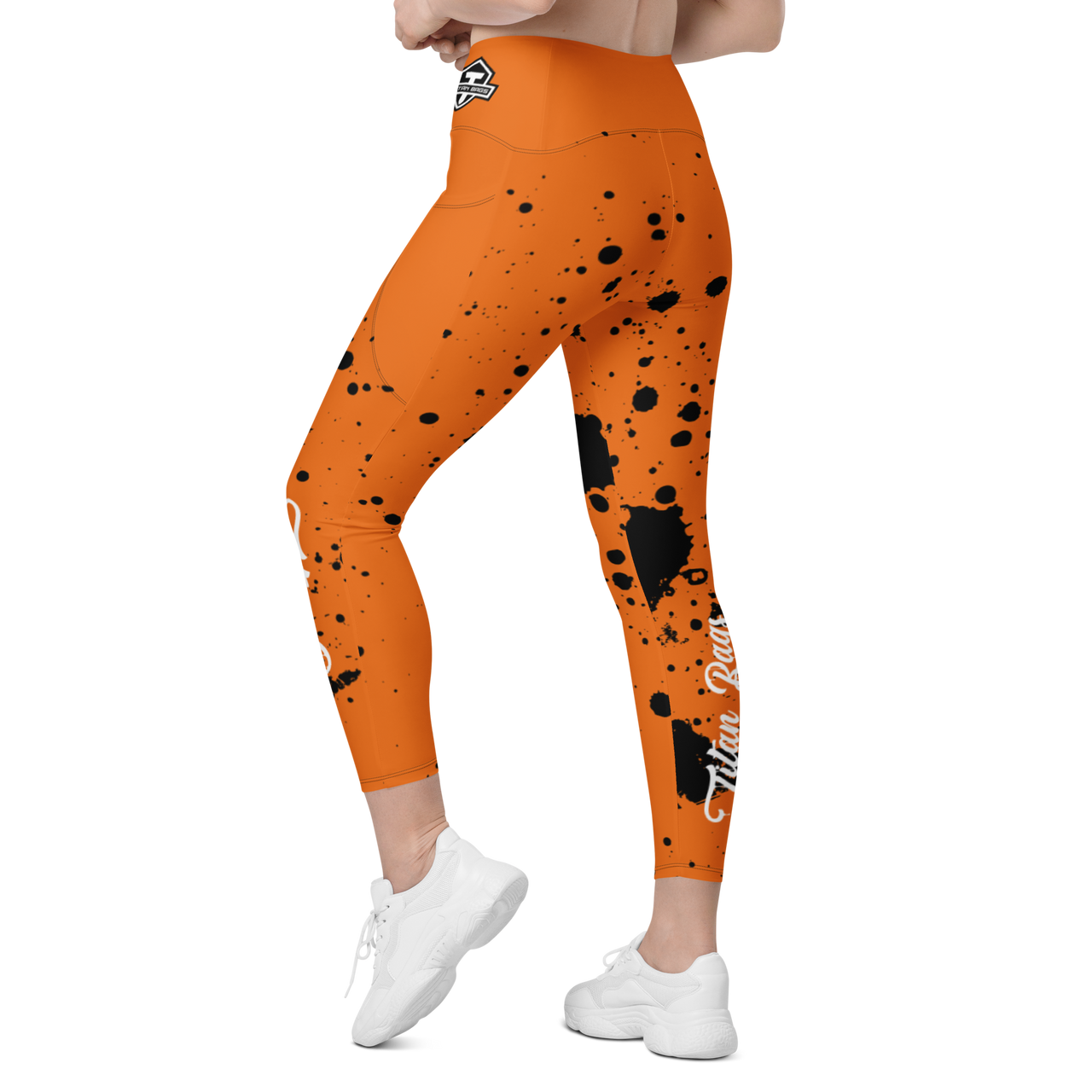 Titan Crossover leggings with pockets Splatter Titan Bags