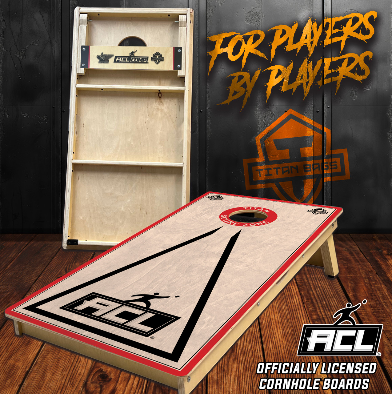 Titan ACL Modern Triangle - ACL Approved Cornhole Boards - *In