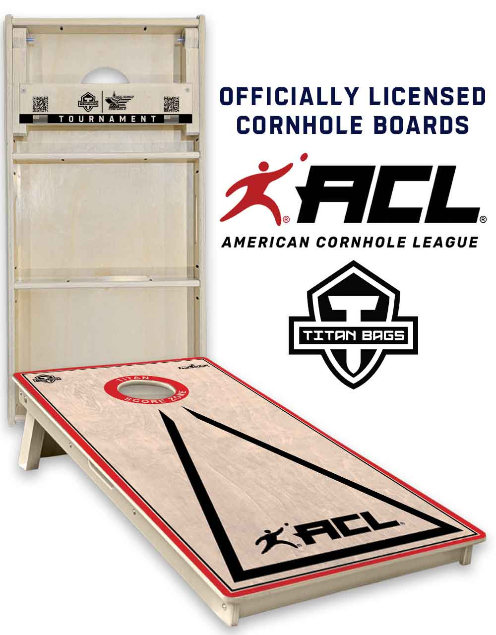 Titan ACL Modern Triangle - ACL Approved Cornhole Boards - *In