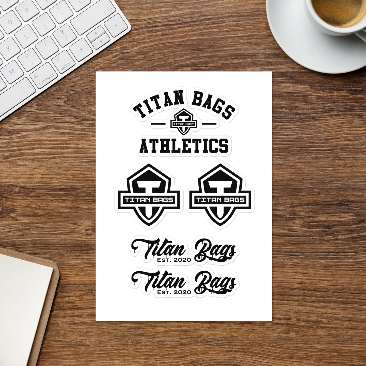 Titan Racing Sticker Titan Bags - Sticker sheet - Titan Bags