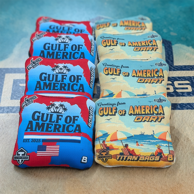 Gulf of America Cornhole Bags | Dart & Sonar – Titan Bags