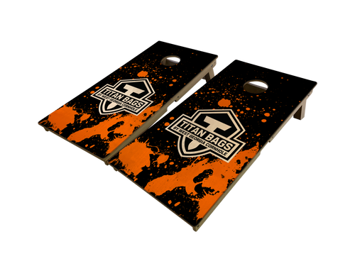 titan splatter cornhole boards