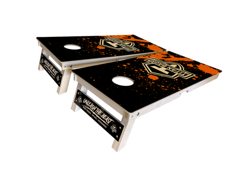 titan splatter cornhole boards