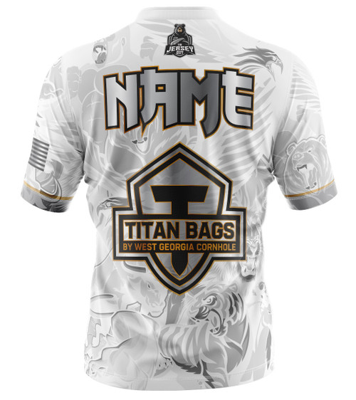 Titan Team Jersey: Beast Mode White- Powered by The Jersey Guy