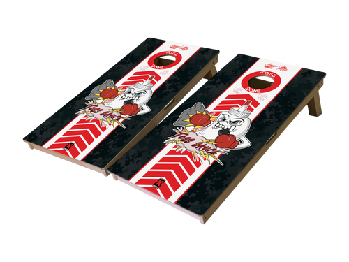 toss sauce cornhole boards