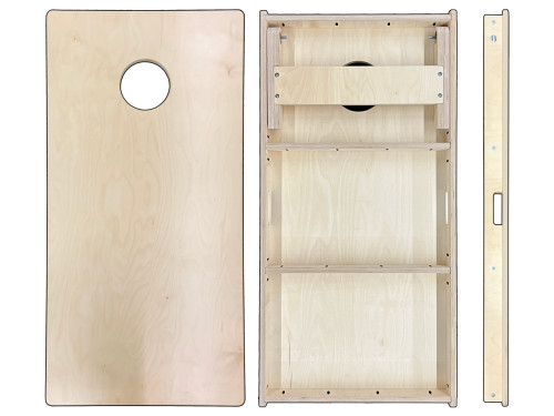 pro tournament style cornhole boards with underside braces