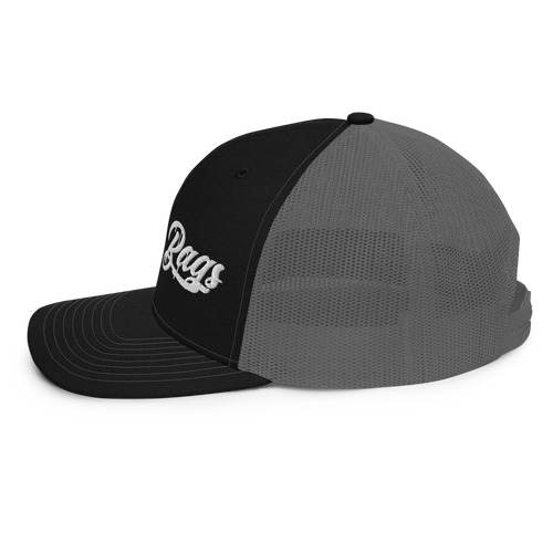 Richardson Trucker Hat Fishing Hunting Logo Embroidery Polyester Baseball  Cap Snapback Heather Grey Black Design Only at  Men's Clothing store