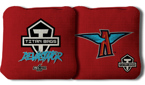 Titan Bags Devastator Cornhole Bags- Fractal Devastator Toss Bags- ACL Pro Approved Toss Bags- All Weather Bags- Indoor and Outdoor Bag- Professional