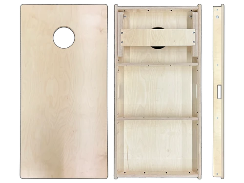 acl approved cornhole board with back bracing
