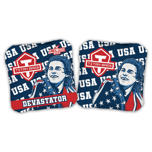 mens hockey gold medal cornhole toss bags