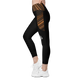 Womens - Crossover leggings with pockets