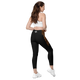 Womens - Crossover leggings with pockets