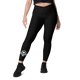 Titan - Black - Crossover Leggings with Pockets