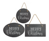 Merry Christmas Slate Sign Baum Designs