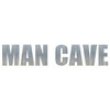 MAN CAVE Metal Letters Corrugated