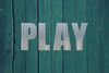 PLAY Metal Letters Corrugated