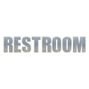 RESTROOM Metal Letters Corrugated