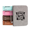 Faith Over Fear Faux Leather Bible Cover