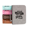 Grow In Grace Faux Leather Bible Cover