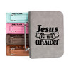 Jesus Is The Answer Faux Leather Bible Cover