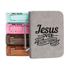 Jesus Over Everything Faux Leather Bible Cover
