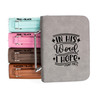 In His Word I Hope Psalm 130-5 Faux Leather Bible Cover