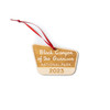 A charming engraved wooden ornament of Black Canyon of the Gunnison National Park: A perfect souvenir to remember the stunning landscapes and natural beauty of the park.