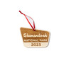 A charming engraved wooden ornament of Shenandoah National Park: A perfect souvenir to remember the stunning landscapes and natural beauty of the park.