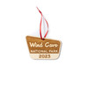 A charming engraved wooden ornament of Wind Cave National Park: A perfect souvenir to remember the stunning landscapes and natural beauty of the park.