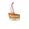 A charming engraved wooden ornament of Redwood National Park: A perfect souvenir to remember the stunning landscapes and natural beauty of the park.