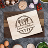 Personalized Kitchen Tools Wreath Cutting Board Baum Designs