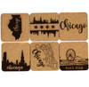 Chicago Cork Coaster Set