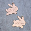 Personalized Easter Bunny Basket Name Tag Wood