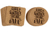 Life Is Better At The Lake Cork Coasters