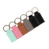 Get Home Safe Personalized Faux Leather Keychain Baum Designs