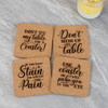 Funny Cork Coaster Set