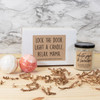 Lock The Door, Light A Candle, Relax Mama Gift Set - 6 oz. Soy Candle + 2 Bath Bombs
