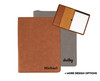 Personalized Portfolio Faux Leather Baum Designs