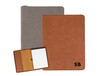 Personalized Initials Portfolio Faux Leather