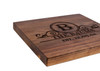 Personalized Walnut Cutting Board Engraved Monogram Baum Designs