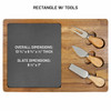 Personalized Heart Cheese Board Wood + Slate Baum Designs