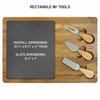 Personalized Cheese Board Wood + Slate Baum Designs